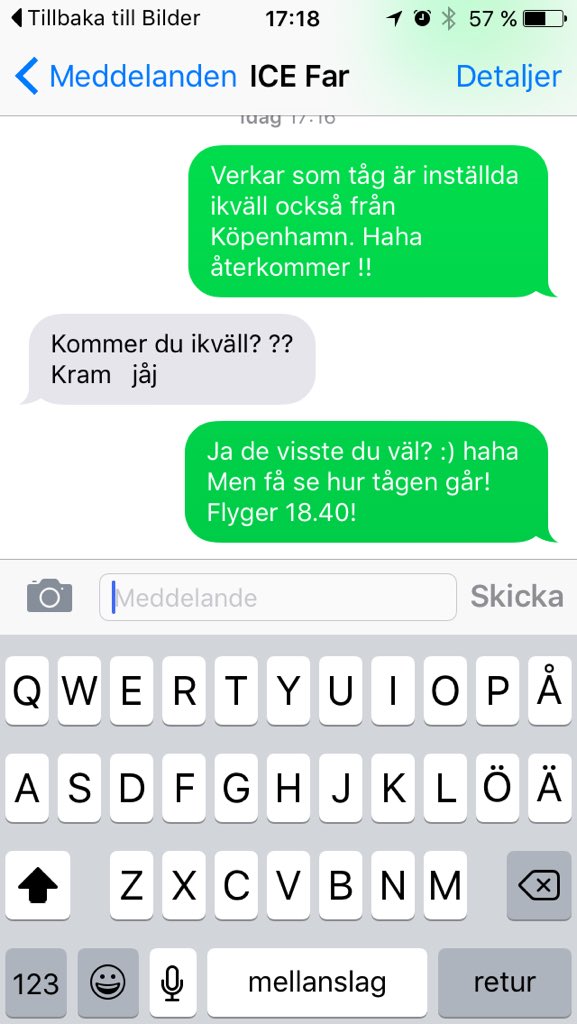 Juliiiiaj's tweet photo. Trodde familjen såg fram emot att jag kom hem... https://t.co/xmI09gbylp
