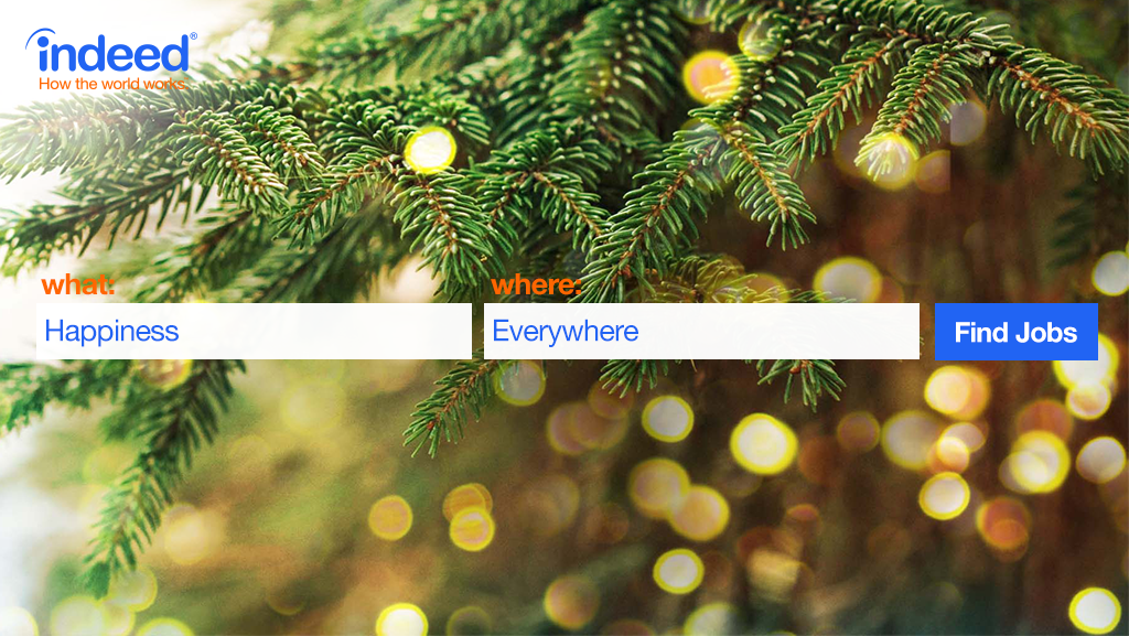 indeed's tweet image. Wishing you a Merry Christmas and a Happy New Year!