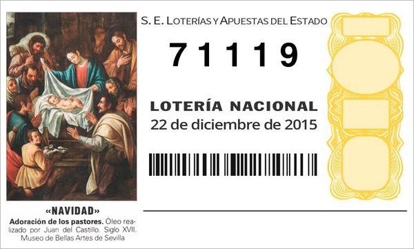 Ciezaenlared's tweet photo. La administración de lotería situada en la Gran Vía 99 de @Cieza vende el 71119, 4º premio #LoteriaDeNavidad https://t.co/J3CBF2CLs6