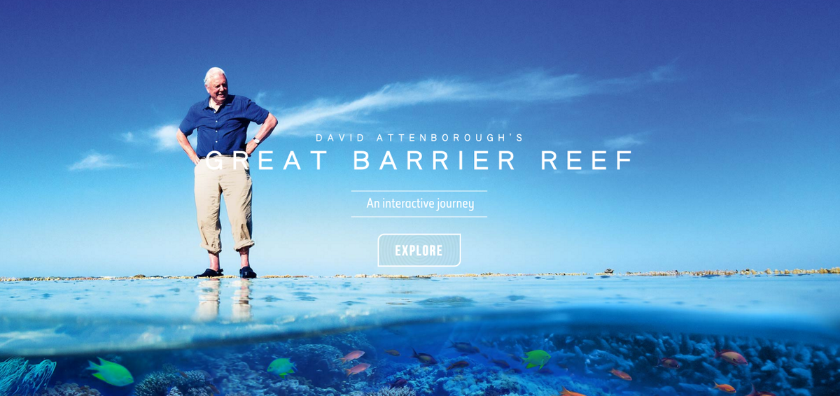 MalloryOnTravel's tweet image. RT @BBCEarth: Sir David Attenborough's Great Barrier Reef – An Interactive Journey attenboroughsreef.com