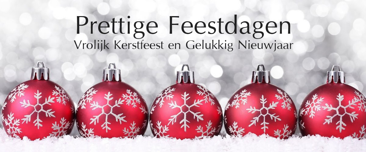Iedereen prettige feestdagen en een knallend 2016. Ook in de kerstvakantie zijn wij geopend!