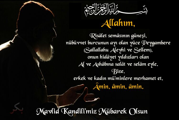 Tüm İslam aleminin mevlid kandilini kutlarız
