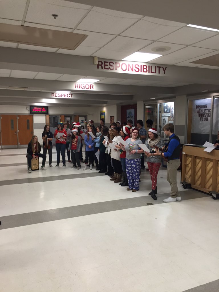 How about some caroling to start your day? #aacpsawesome #HappyHolidays