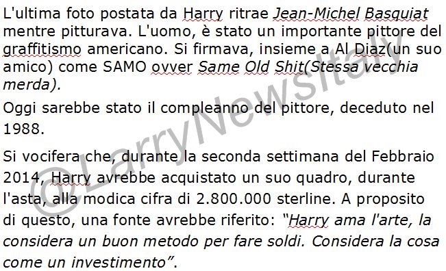 HLNewsItaly's tweet photo. ✿*･ INSTAGRAM | Qualche curiosità riguardo l'ultima foto postata da H su Instagram:

(22/12) https://t.co/61tYGMomEe