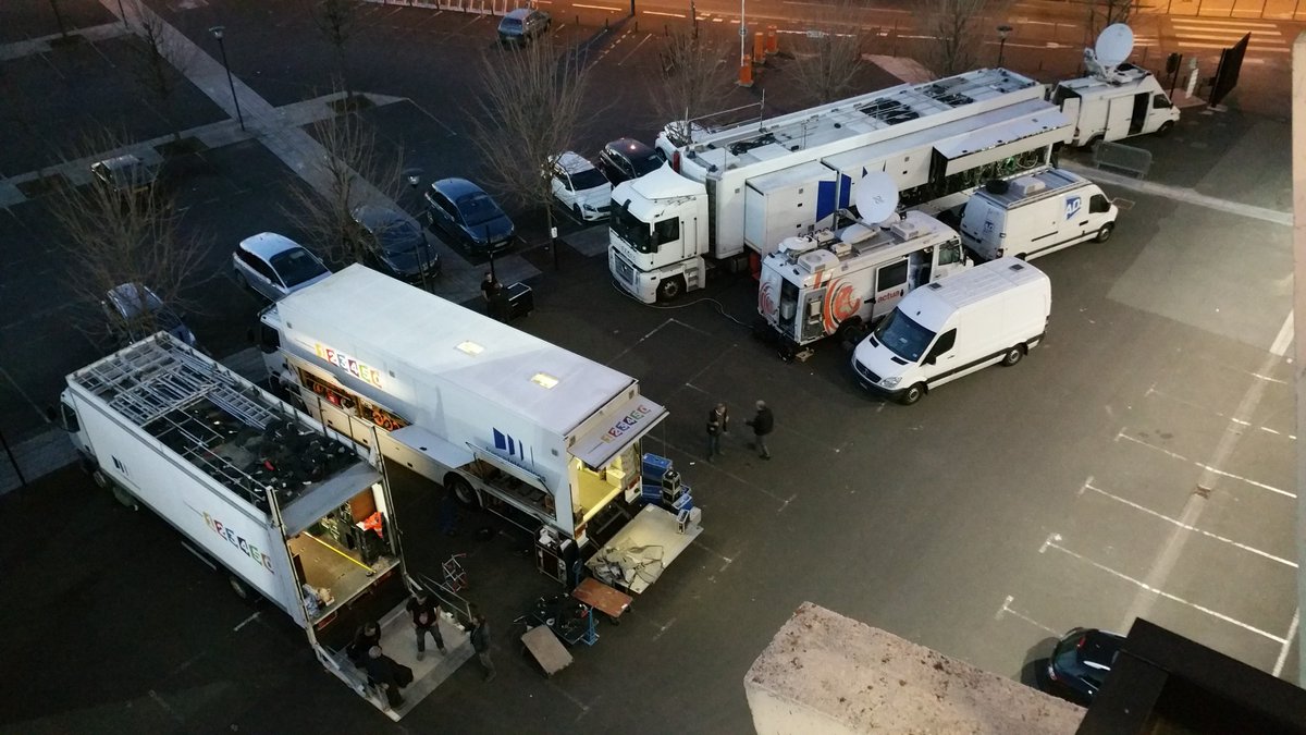 Working for <a href="/beINSPORTS/">beIN SPORTS</a> in Clermont-Ferrand, Rugby Game #Europe #Rugby #SUI109