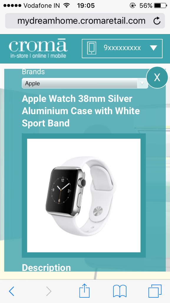 17sid28's tweet photo. @cromaretail 

Ans) apple watch

#MyCromaHomeStory 17 https://t.co/s93K8e5BIy