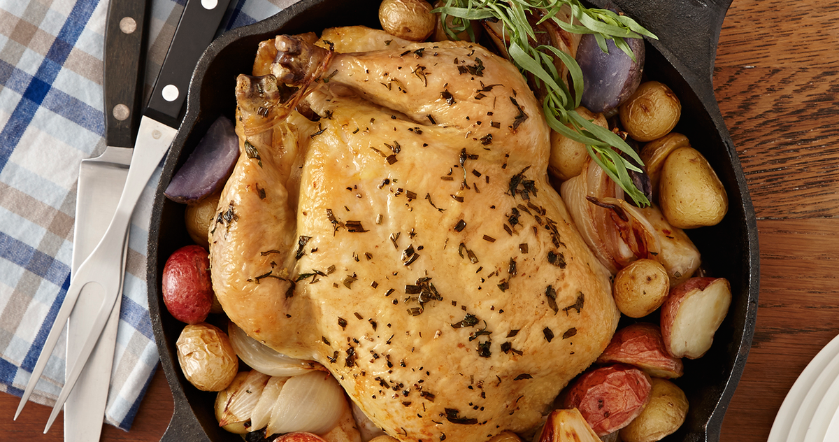 Make Tarragon Skillet Chicken and Potatoes with your @PerdueChicken. #PerdueCrew #promo - sot.ag/4DGmG