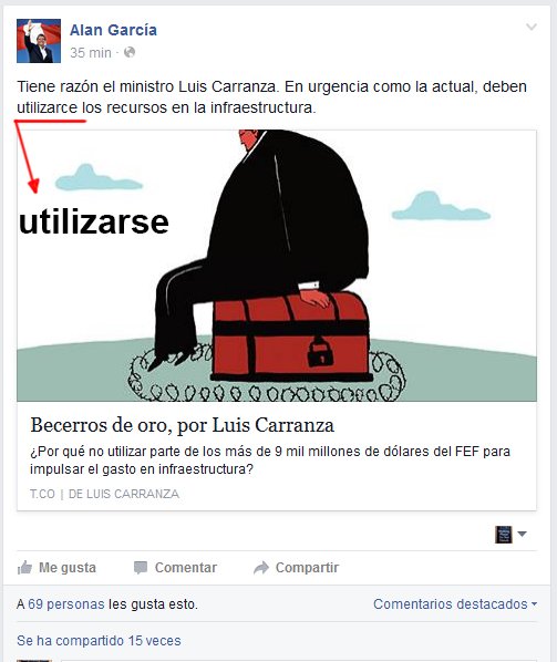 AnaLizaMeltrozz's tweet image. #ErrarEsHumano Al mejor cazador (Alan García) se le escapó la paloma (error ortográfico)  @jesusverdeL @Lechucero33