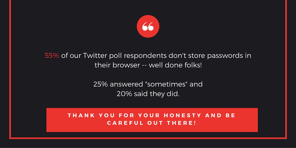 IBMSecurity's tweet image. Do you store passwords in your browser? What's convenient is often not safe. #cyberaware #password