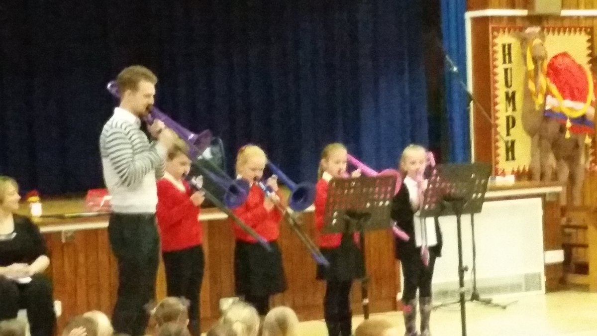 BowhousePS's tweet photo. Our tremendous trombonists this morning 🎶 #bowfestive https://t.co/mbH6Tlv1dt