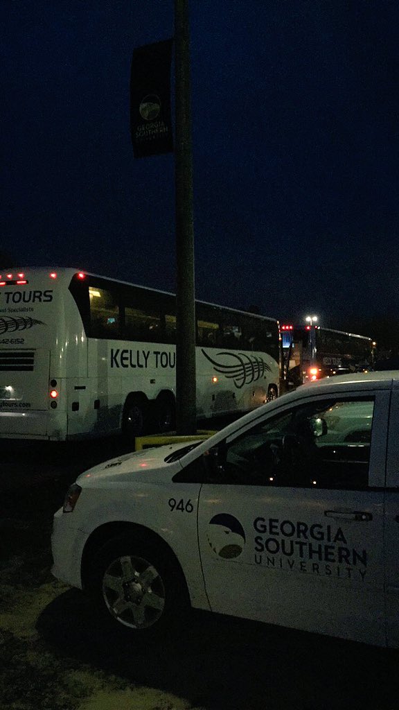 GeorgeAnneSport's tweet photo. @GeorgiaSouthern Eagle Nation en route to Mobile! We're excited for the @GoDaddyBowl! Freedom is in the van 👏🏼🚨 https://t.co/vPvsoMaGhr