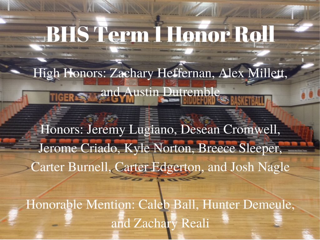 Biddeford Basketball tweet media