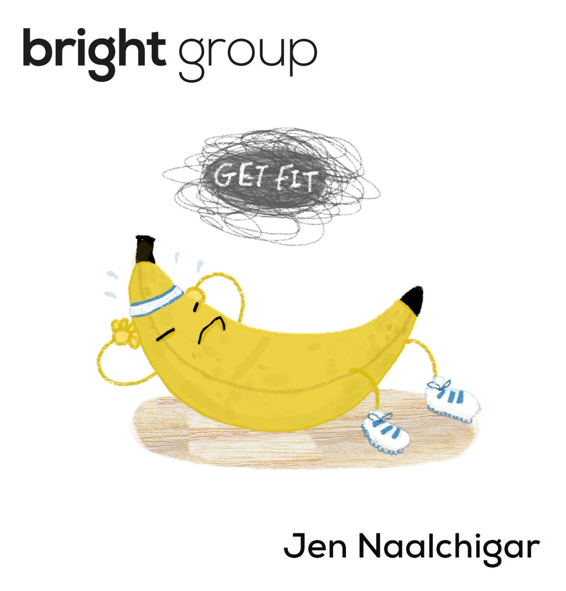 #Happy New Year! It's #day1 of a brand #newyear and this banana has the best of intentions! Thanks to @naalchidraws