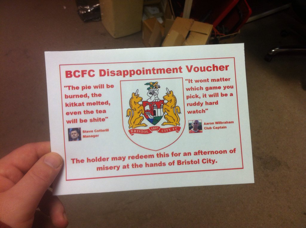 This year I'll be giving the gift of honesty. 

#BCFC #BristolCity #Christmas