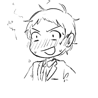 こういう表情描くの大好きなんだけど暗いのばっか描いてるから機会がない らくがき帳にはいっぱいいる 