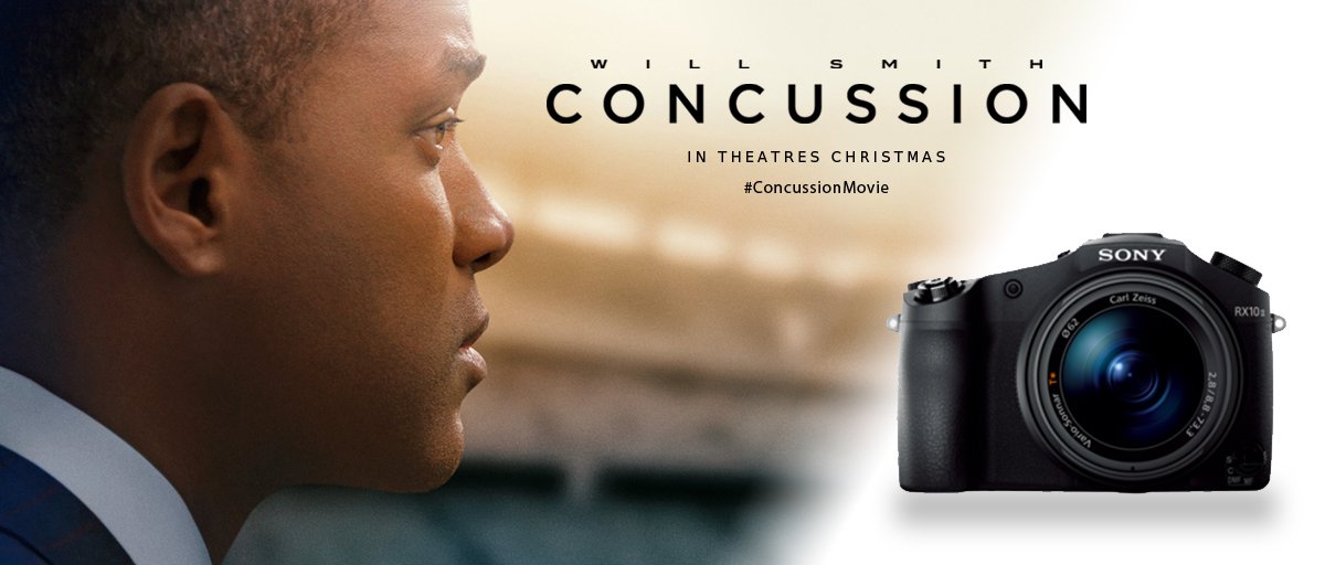 RegalMovies's tweet photo. Want to win a Sony 4K Ultra HD camera? RT for your chance &amp; catch @ConcussionMovie this Christmas at Regal. #contest https://t.co/mkxAkvudNb