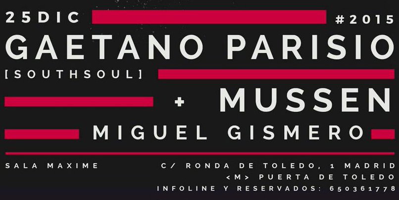 next friday (xmas, right!) I will be at <a href="/NoxClubMadrid/">Nox Club Madrid</a> - let's celebrate together