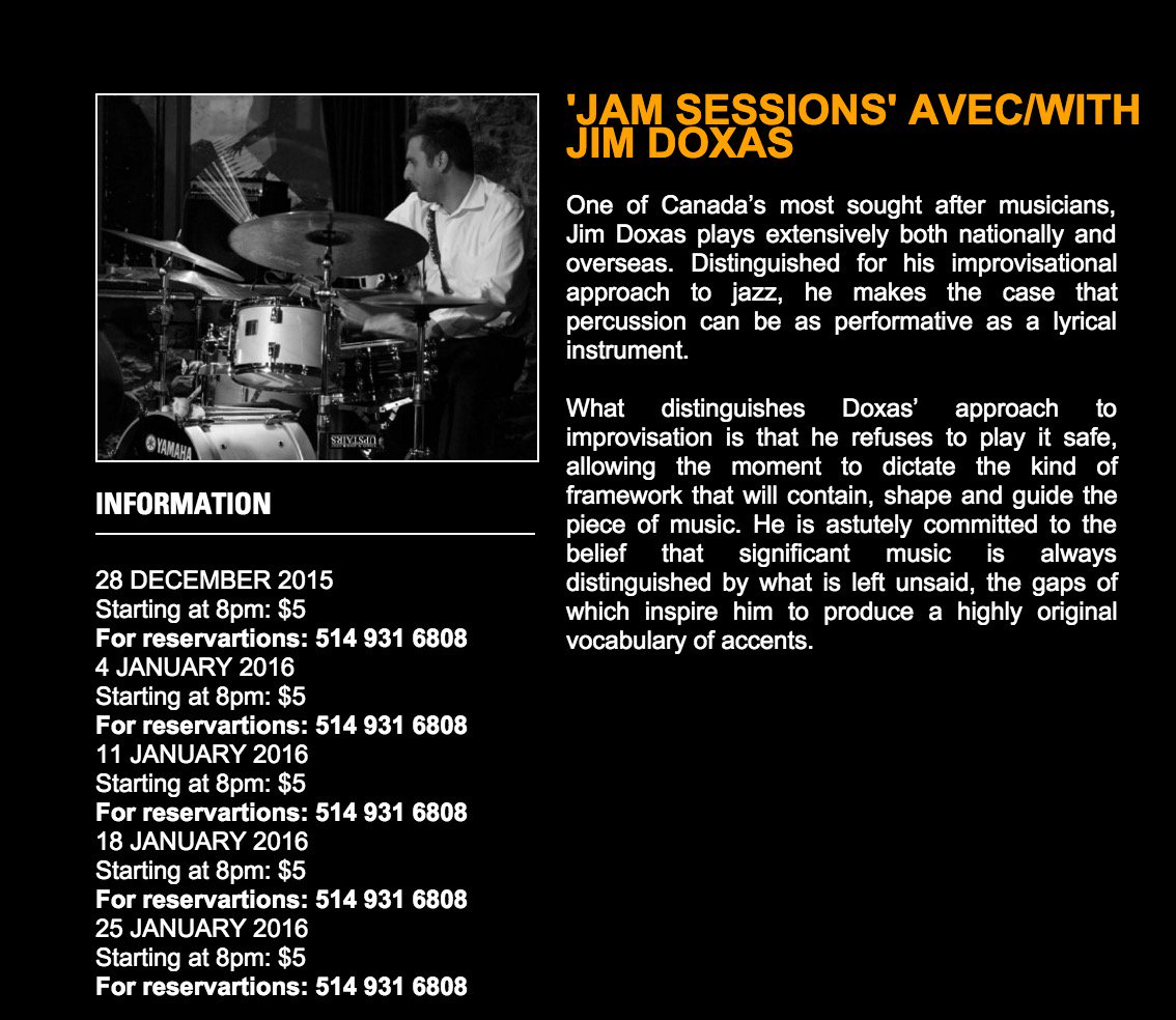 AddoRecords's tweet image. January 4, 11, 18 &amp;amp; 25, hit @upstairsjazz for jam sessions with Jim Doxas. upstairsjazz.com/en/calendar_de…