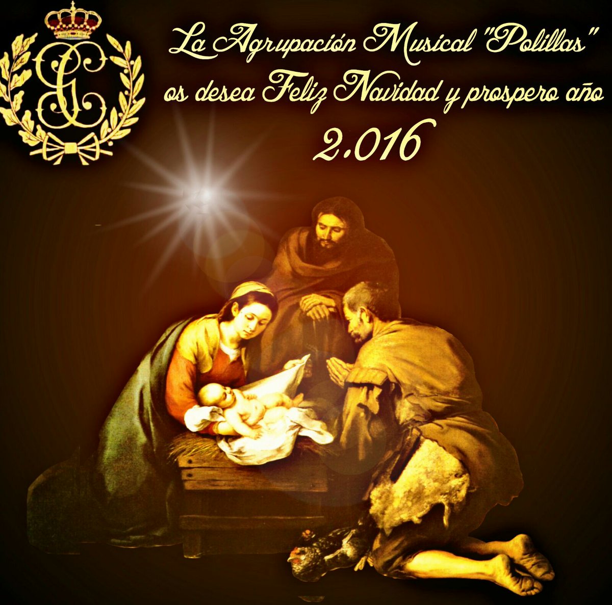 PolillasCadiz's tweet photo. Os deseamos una Felíz Navidad y un Próspero Año Nuevo. 
POLILLAS, más que un sentimiento... https://t.co/iu747P1vHp