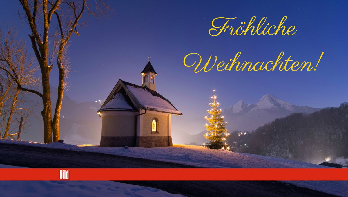 BILD's tweet image. Ein schönes und besinnliches Weihnachtsfest euch allen.
