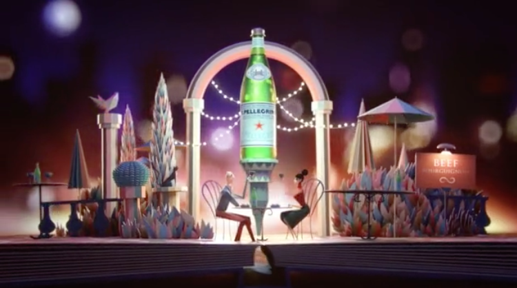 The paper pop-up effect has been mastered by <a href="/ChezEddy/">Eddy</a> for this San Pellegrino promo: digitalcanvas.co/2015/08/22/san…