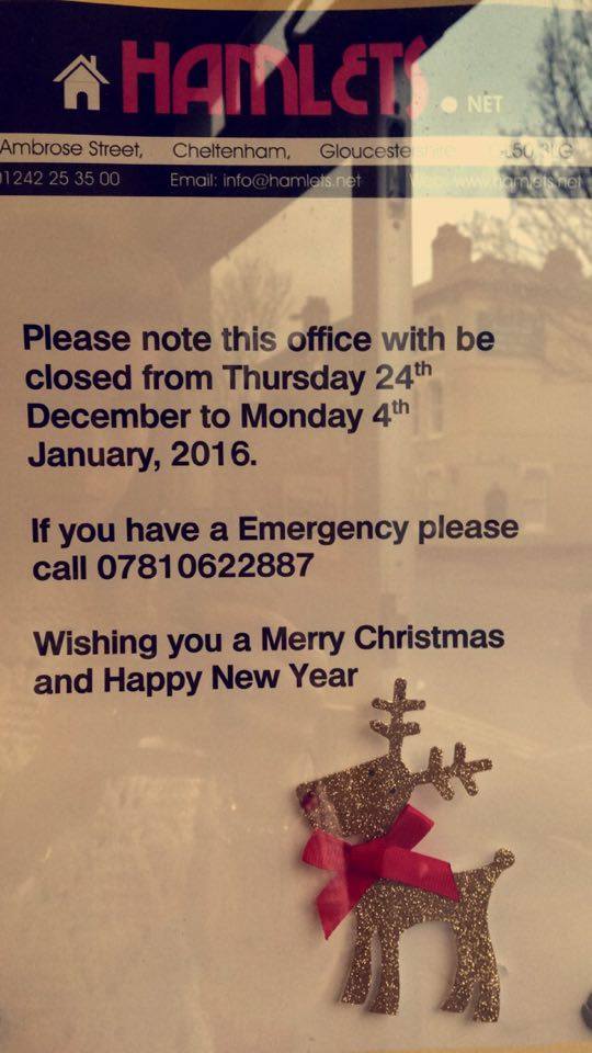 HamletsLettings's tweet image. Not long till Christmas!! these are our opening hours!!