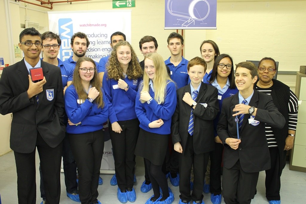 watchitmade's tweet photo. Last week we hosted year 9 pupils from @CNSLuton @watchitmade @CranfieldUni https://t.co/5w23Nrwm0M