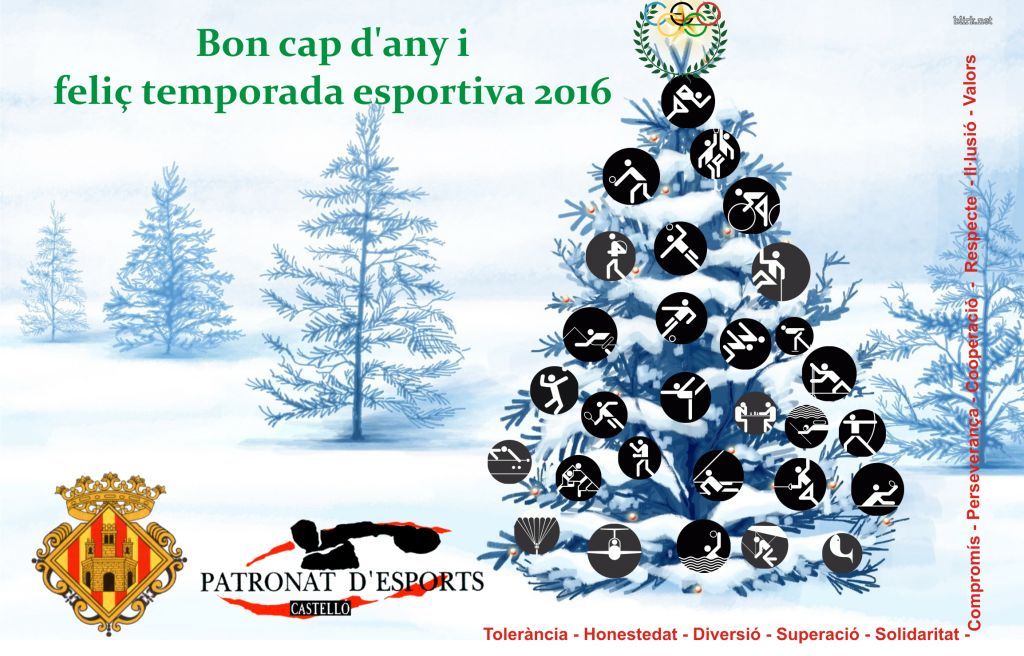 Des del <a href="/PatronatEsports/">Patronat Esports Cs</a>  vos desitgem un bon cap d'any i feliç temporada esportiva 2016 !!! #CastellóésEsport