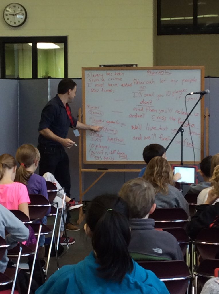 Mr. Nicky helping us create a history parody