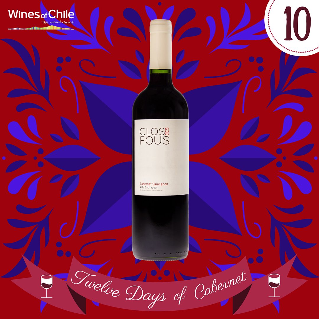 LatinoFoodFest's tweet photo. @DrinkChile Day10 of #12DaysofCab @ClosdesFous #Cabernet #Sauvignon from #Cachapoal Valley https://t.co/3i70WldFPB https://t.co/tE3YfIrxu5