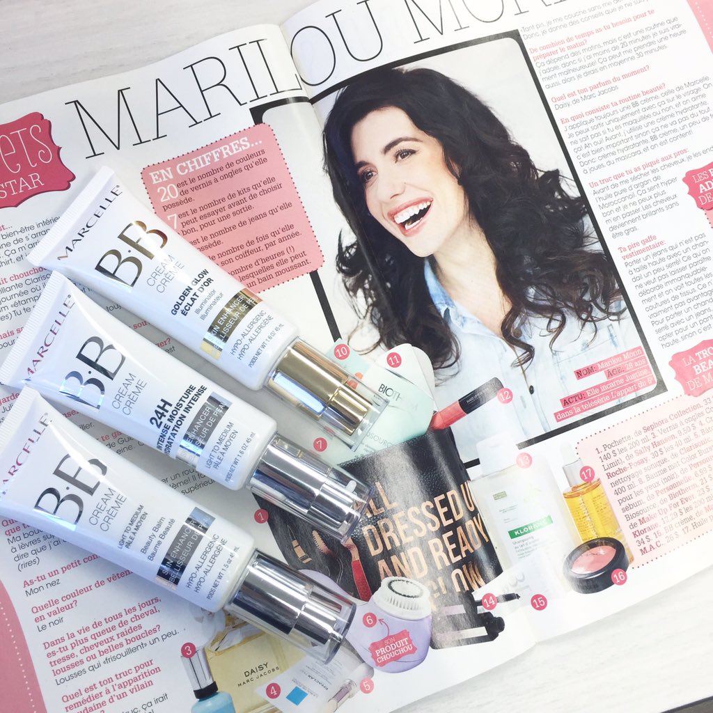 MarcelleTweets's tweet photo. #Spotted in @MagazineCool - Marcelle #BBCream stole actress @MorinMarilou's heart! Have you tried it yet? https://t.co/Jchw2IoxOA
