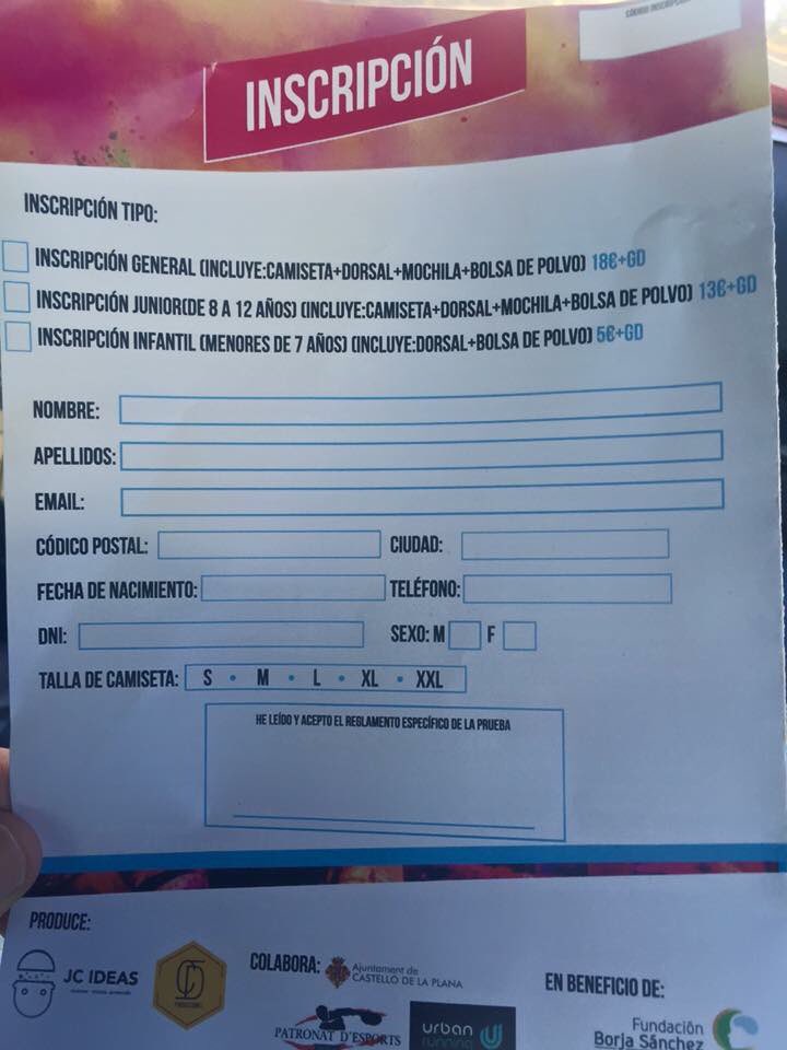 Desde esta tarde a las 17h y hasta el jueves a las 13:30h puedes venir a inscribirte en persona a Urban Running