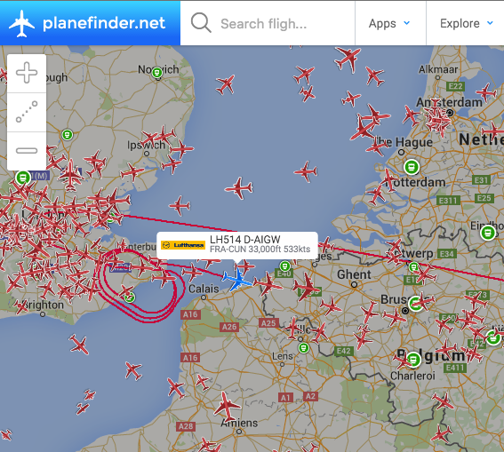 airlivenet's tweet photo. UPDATE Lufthansa A340 #LH514 to Cancun is returning to Frankfurt https://t.co/8PTwMkb5uT https://t.co/KVtdjH2yNd