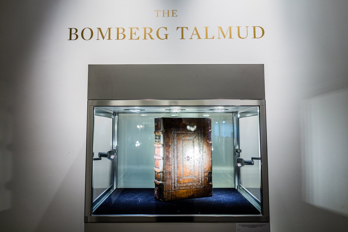 Sothebys's tweet photo. #AuctionUpdate: The legendary Bomberg Talmud sells for $9.3 million, a new world record for Judaica at auction https://t.co/eYxHOknb0y