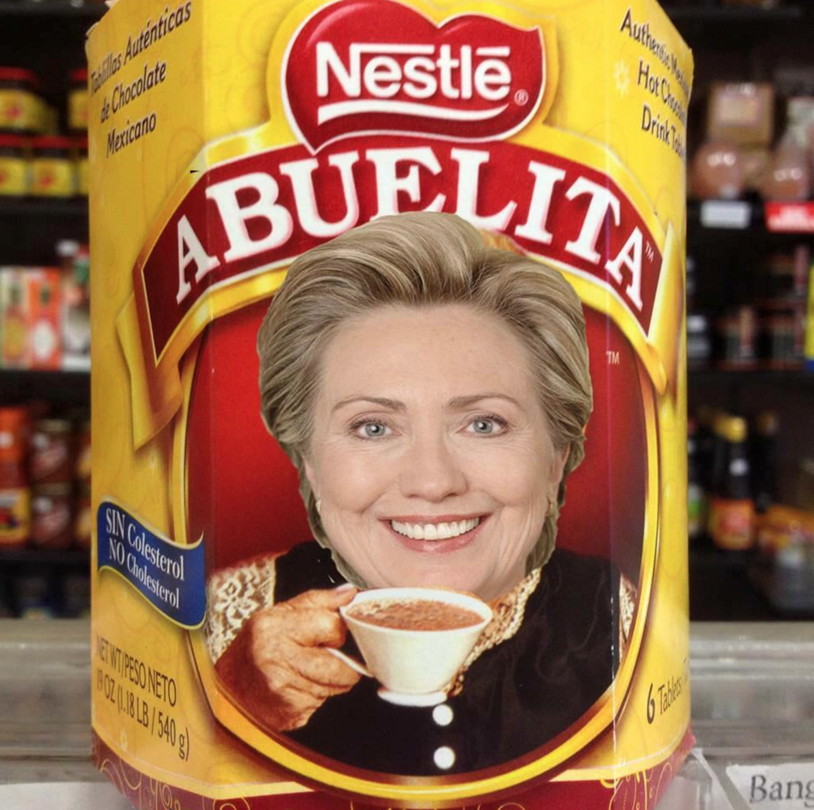 Hillary Clinton stands by abuela – Hispanics still hate her