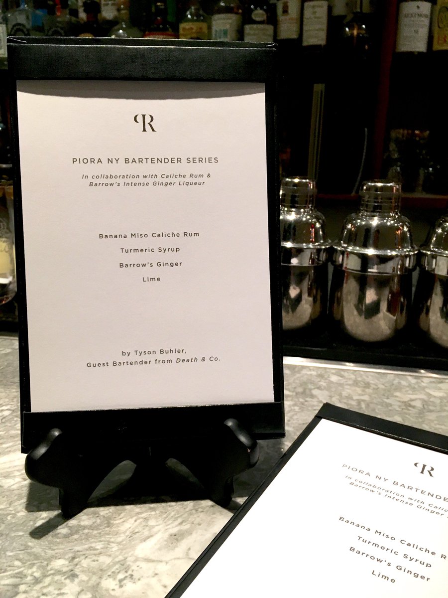 TONIGHT 8:30-10:30 NY Bartender Series w/ <a href="/barrowsintense/">Barrow's Intense</a> and <a href="/CalicheRum/">Caliche Rum</a> feat. guest bartender from <a href="/DeathAndCoNYC/">Death & Co.</a>!