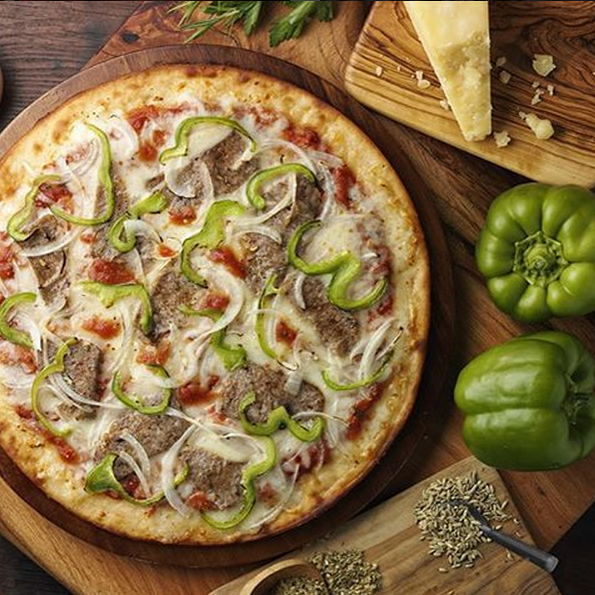 Walking in a pizza wonderland!