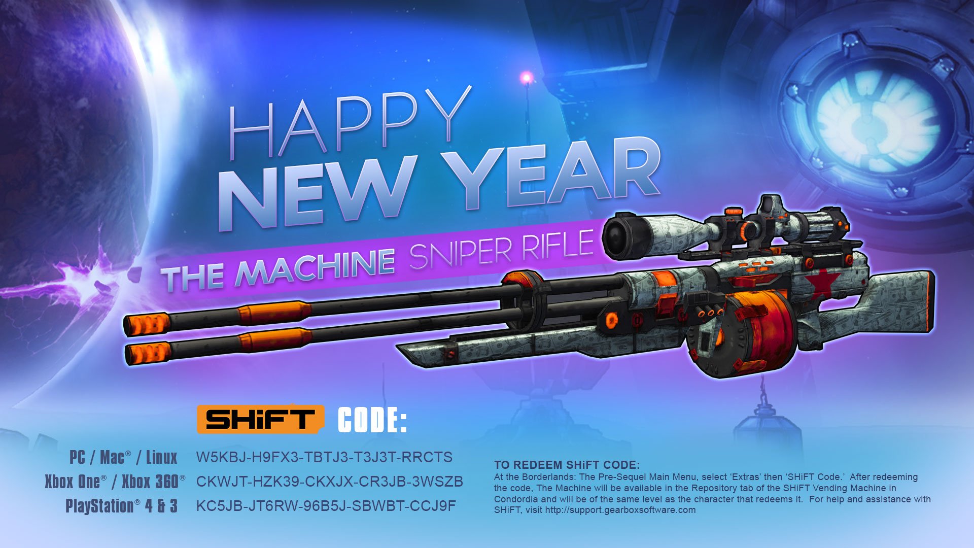 Borderlands on X: “Don’t forget to use these SHiFT Codes to unlock 