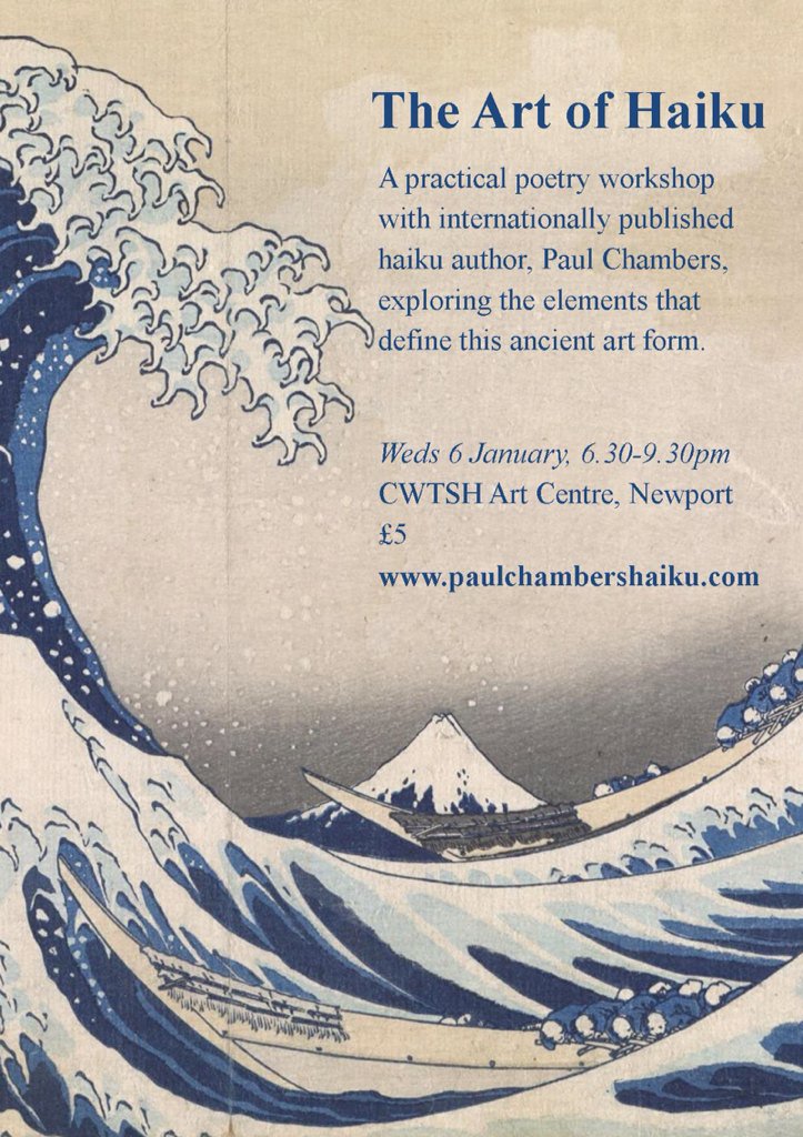 If you (or anyone you know) would like to learn more about the art of #haiku come along to <a href="/HandpostCLA/">Cwtsh</a> next month!