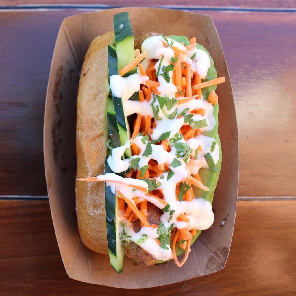 TeaganDaner's tweet photo. A close up of our "Healthy Choice" dog!
.
Tag a friend who would love this!
.
#linxdogs #linx #oldtowneorange #happ… https://t.co/QCyXV8h3g0