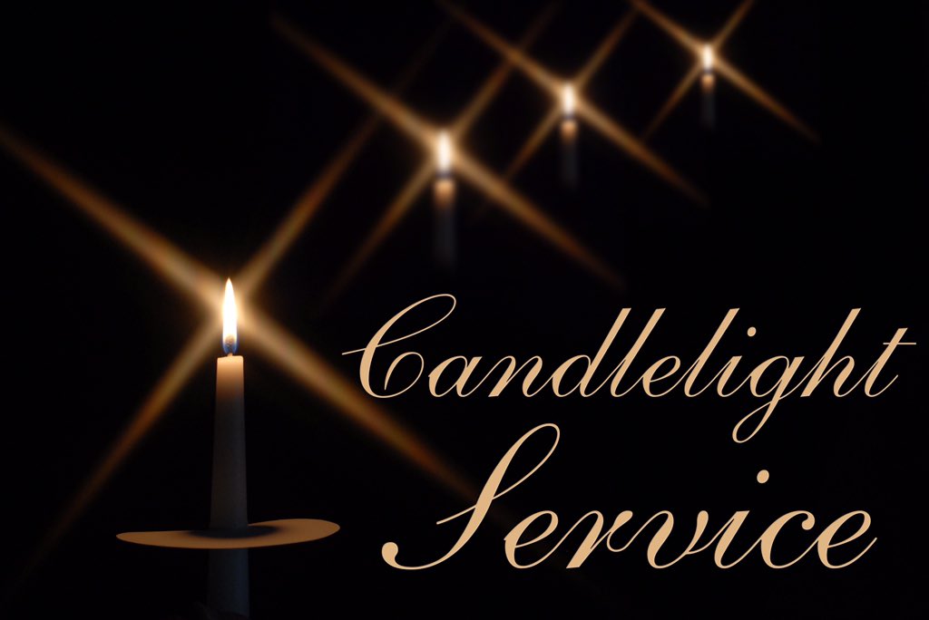 Christmas Eve Candlelight Services  7 PM &amp; 11 PM