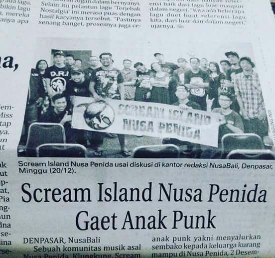 Selesai diskusi tentang punk di kantor nusa bali beberapa hari lalu \m/