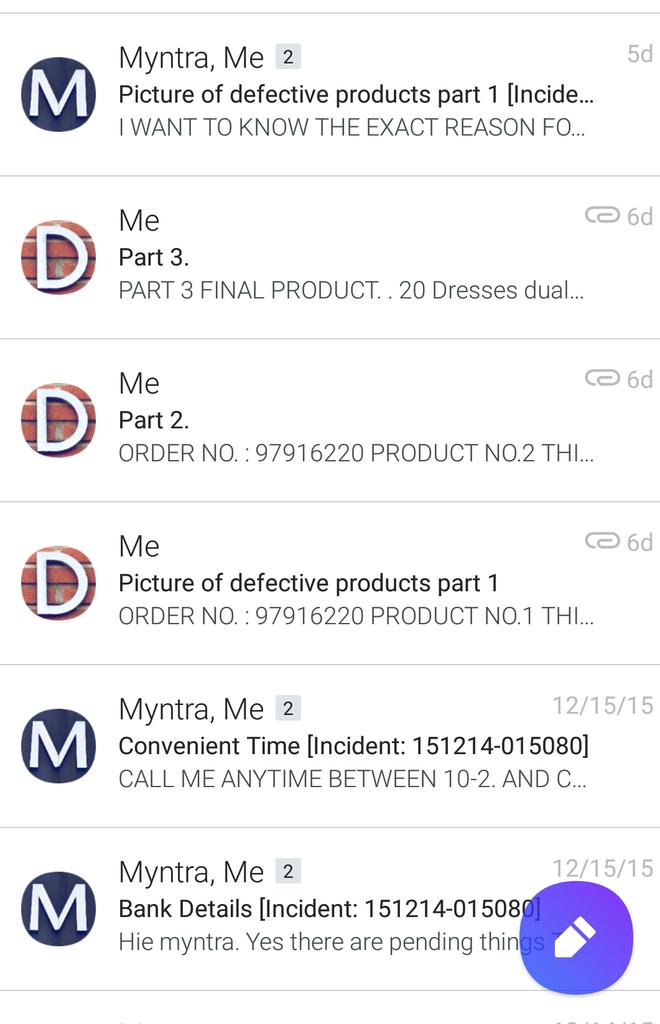 devinard's tweet photo. ALMOST 50 MAILS, 30 PICS N MILLIONS CALL LATER NO REFUND. PRODUCTS TAKEN BUT STILL NO REFUND. https://t.co/h38OrEz1PY