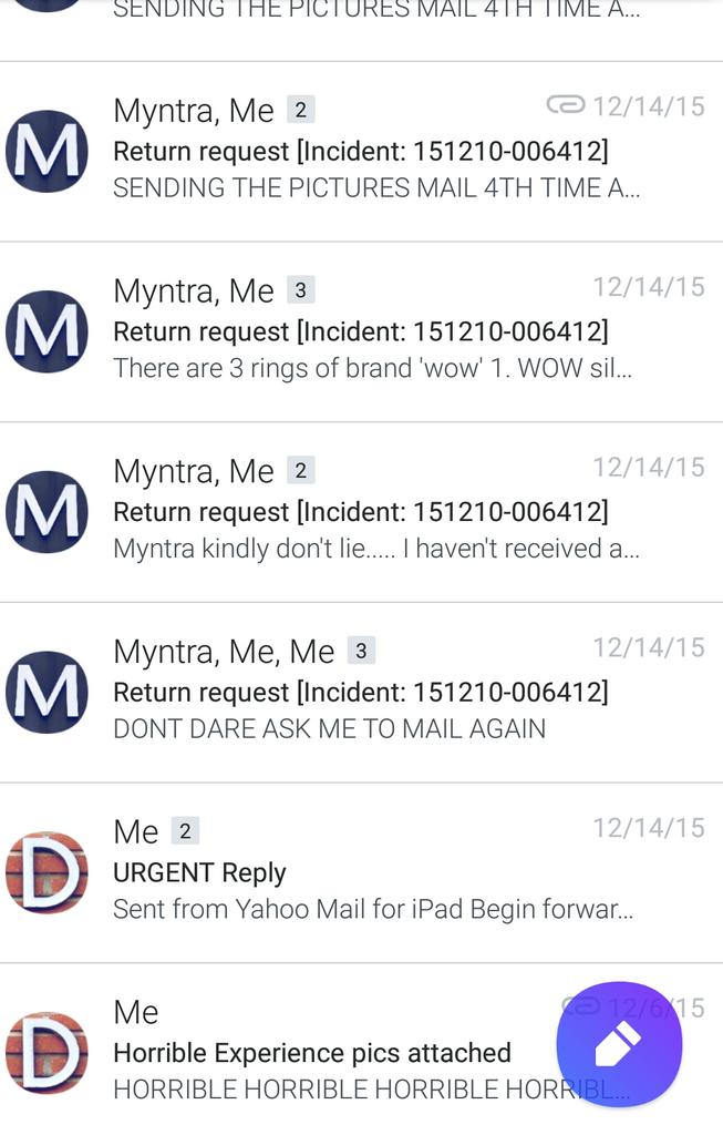 devinard's tweet photo. ALMOST 50 MAILS, 30 PICS N MILLIONS CALL LATER NO REFUND. PRODUCTS TAKEN BUT STILL NO REFUND. https://t.co/h38OrEz1PY