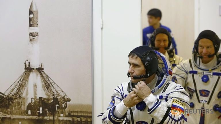 Wishing you a \Happy Birthday\ Yuri Malenchenko currently aboard the  Exp 46 