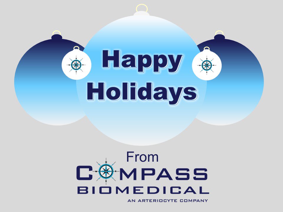 CompassBiomed's tweet photo. Best wishes for a wonderful holiday and a new year filled with health, happiness and prosperity https://t.co/lckTEqZTmH