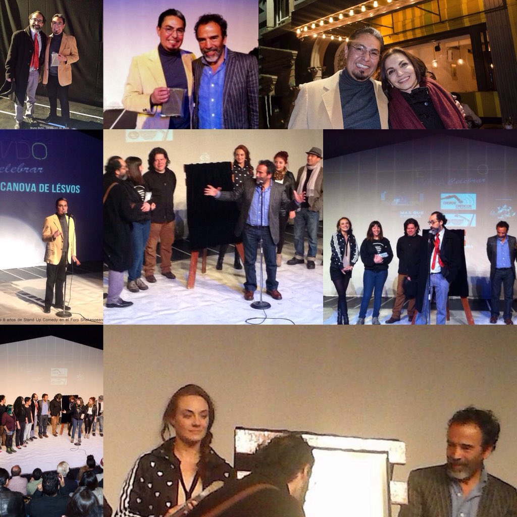 canova04's tweet photo. Hace 1 año: Celebración de 8 años de #StandUpComedy en el #ForoShakespeare .
 Gracias @artematacopete @zaratejorge61 https://t.co/mSbqle9RS3