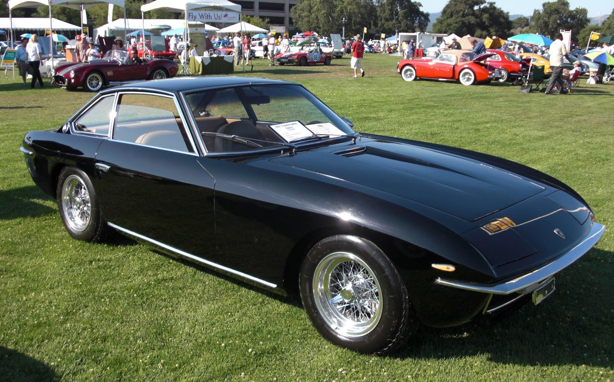 car_curious's tweet photo. Fabricaron 100 unidades del Lamborghini Islero S, la versión más potente del principal Lambo con motor delantero. https://t.co/ZtdQCalPXF