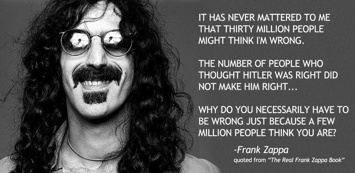 Frank Zappa would have turned 75 today. Happy Birthday, Frank! 