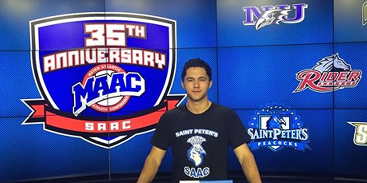 MetroConfSports's tweet photo. JR Paul Schifilliti of @PeacockNation Baseball &amp; #MAACSAAC rep jump starts his own business https://t.co/lh3K58MZ17 https://t.co/y2CkelRHmd